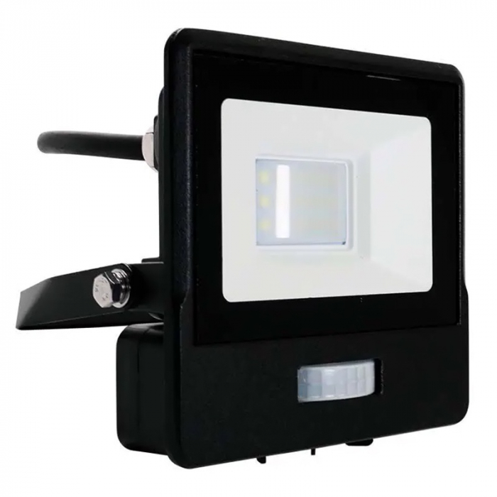 REFLECTOR LED SMD 10W 6400K IP65 CU SENZOR MISCARE - NEGRU [2]