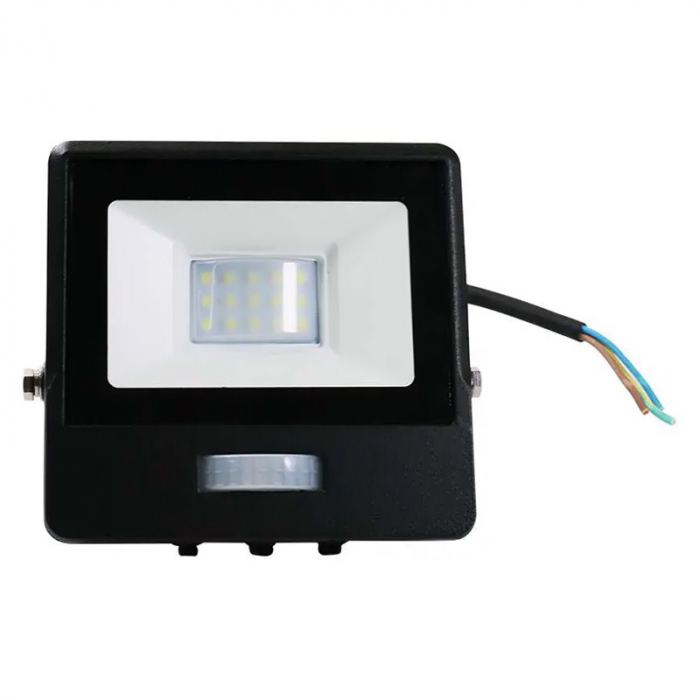 REFLECTOR LED SMD 10W 6400K IP65 CU SENZOR MISCARE - NEGRU [3]