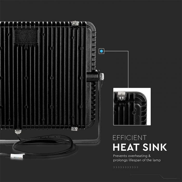 REFLECTOR LED SMD 150W 115LM/W 6500K IP65, CIP SAMSUNG - NEGRU [15]