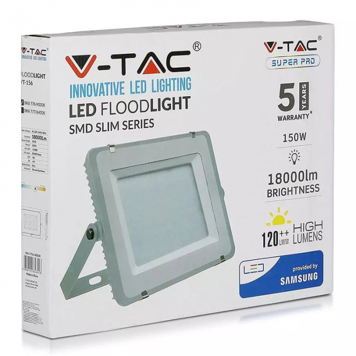 REFLECTOR LED SMD 150W 120LM/W 6400K IP65, CIP SAMSUNG - GRI [5]