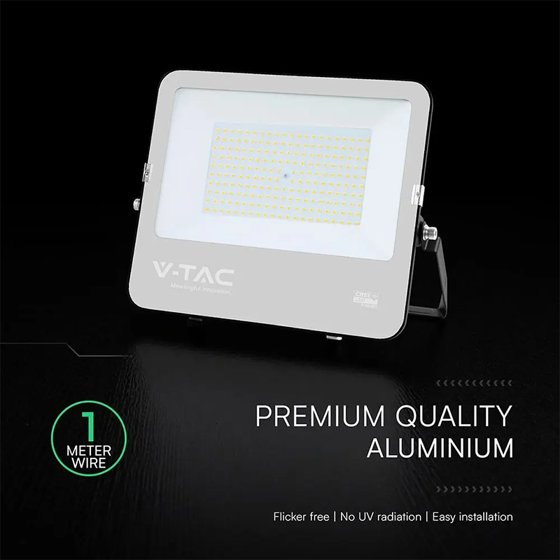 REFLECTOR LED SMD 150W 135LM/W 6400K IP65 NEGRU, CIP CREE [7]