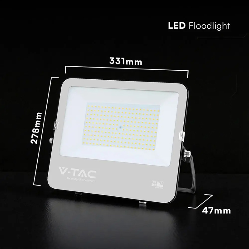 REFLECTOR LED SMD 150W 135LM/W 6400K IP65 NEGRU, CIP CREE [5]