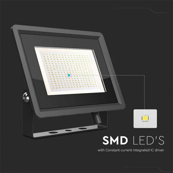 REFLECTOR LED SMD 200W 4000K IP65 - NEGRU [5]