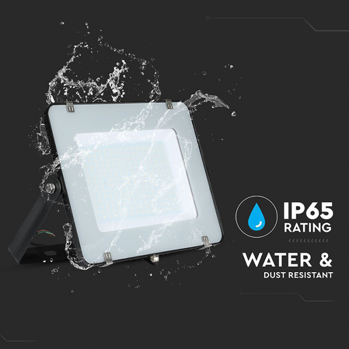 Reflector LED SMD 200W 6500K IP65, 16500lm,  Negru -Rezistent la apa, CIP Samsung, Lumină Puternică [3]