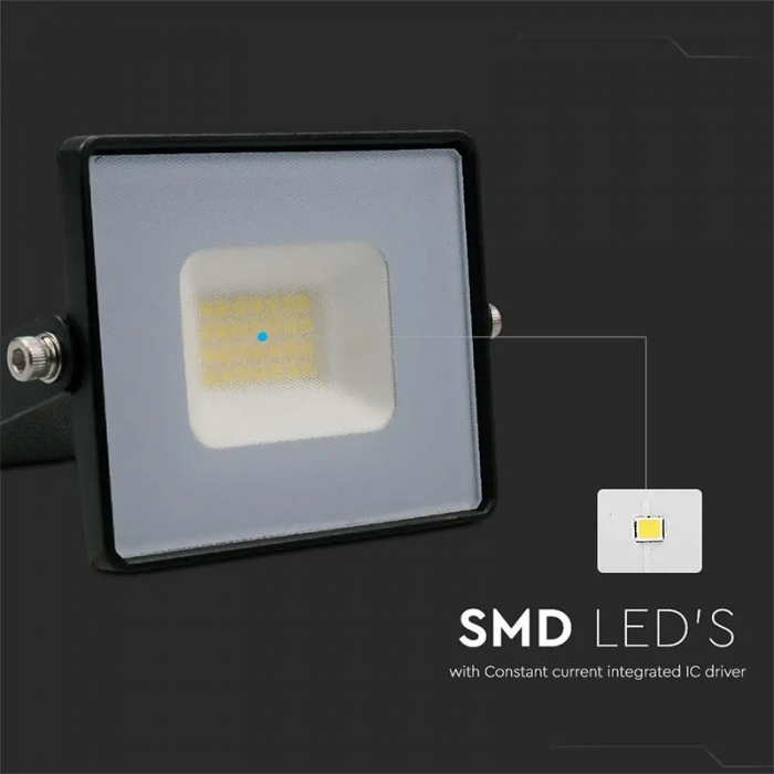 REFLECTOR LED SMD 20W 3000K IP65 - NEGRU [7]
