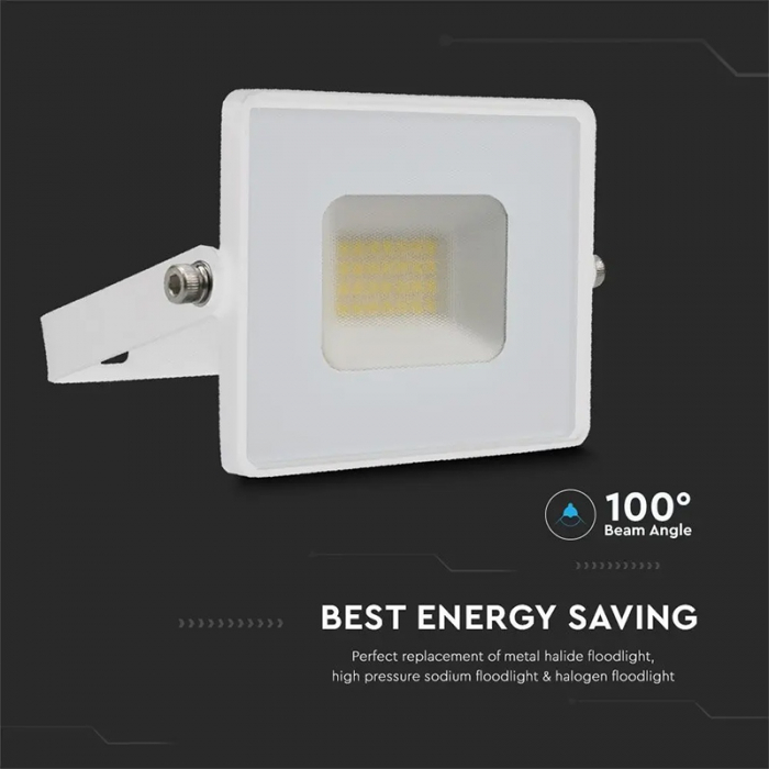 REFLECTOR LED SMD 20W 4000K IP65 - ALB [9]