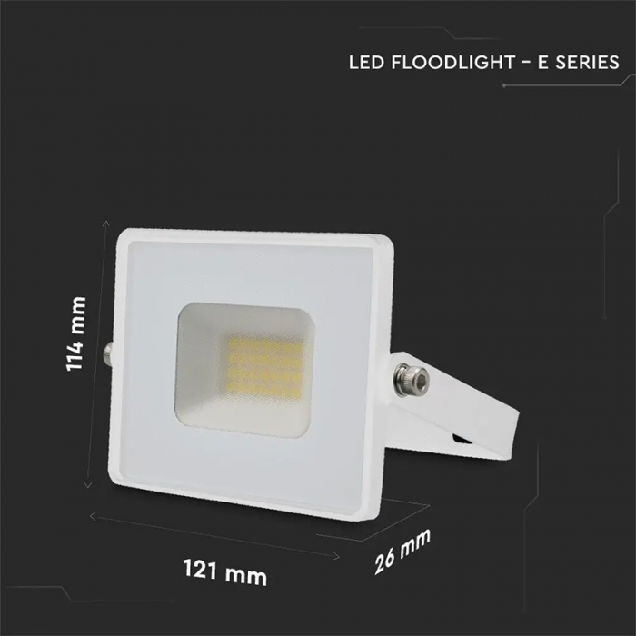 REFLECTOR LED SMD 20W 4000K IP65 - ALB [6]