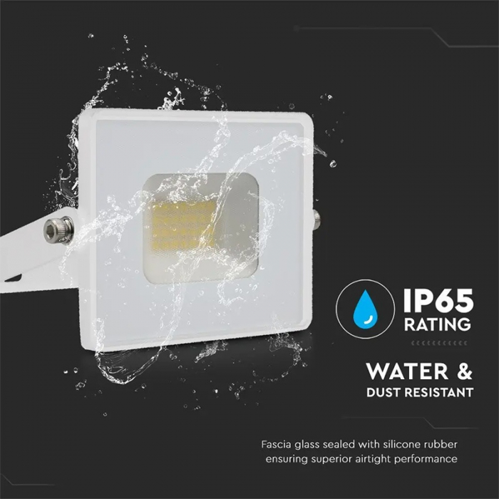REFLECTOR LED SMD 20W 4000K IP65 - ALB [10]
