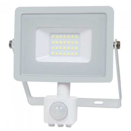 REFLECTOR LED SMD 20W 6400K IP65 CU SENZOR MISCARE - ALB [1]