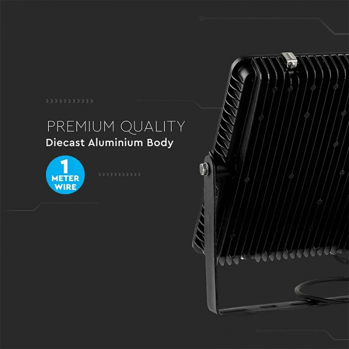 REFLECTOR LED SMD 300W 115LM/W 6500K IP65, CIP SAMSUNG - NEGRU [4]