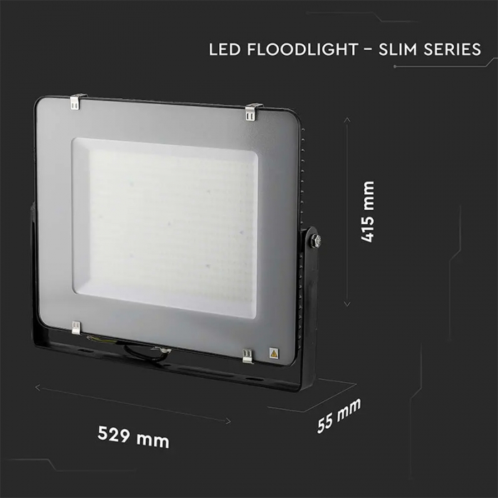 REFLECTOR LED SMD 300W 115LM/W 6500K IP65, CIP SAMSUNG - NEGRU [13]