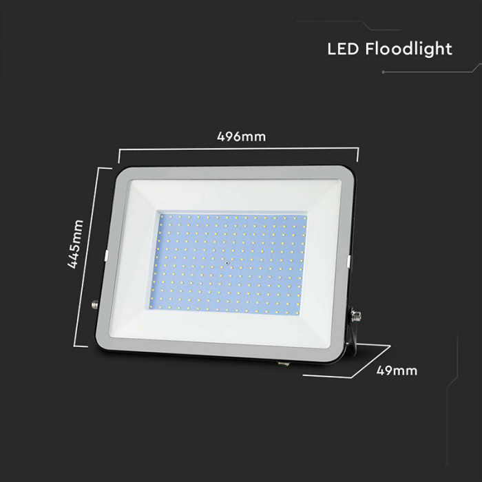 REFLECTOR LED SMD 300W 6500K IP65 CIP SAMSUNG - NEGRU [5]