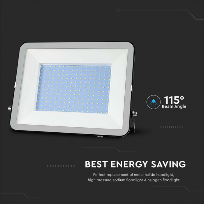 REFLECTOR LED SMD 300W 6500K IP65 CIP SAMSUNG - NEGRU [8]
