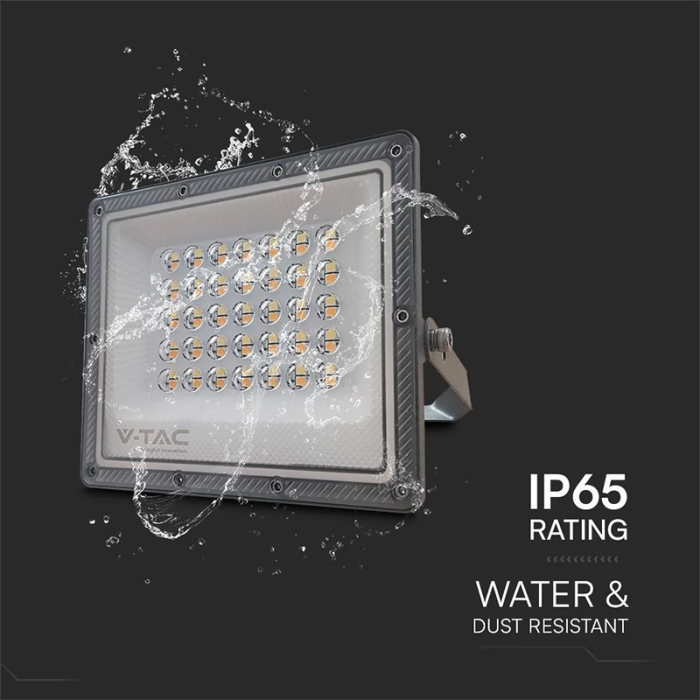 REFLECTOR LED SMD 30W 3IN1 IP65 CABLU - GRI [10]