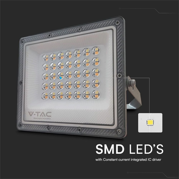 REFLECTOR LED SMD 30W 3IN1 IP65 CABLU - GRI [5]