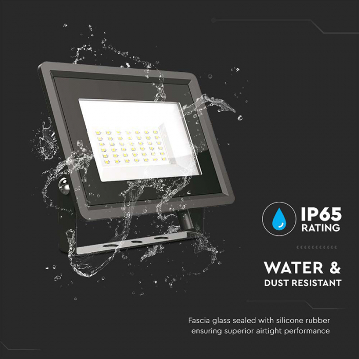 REFLECTOR LED SMD 30W 4000K IP65 - NEGRU [10]