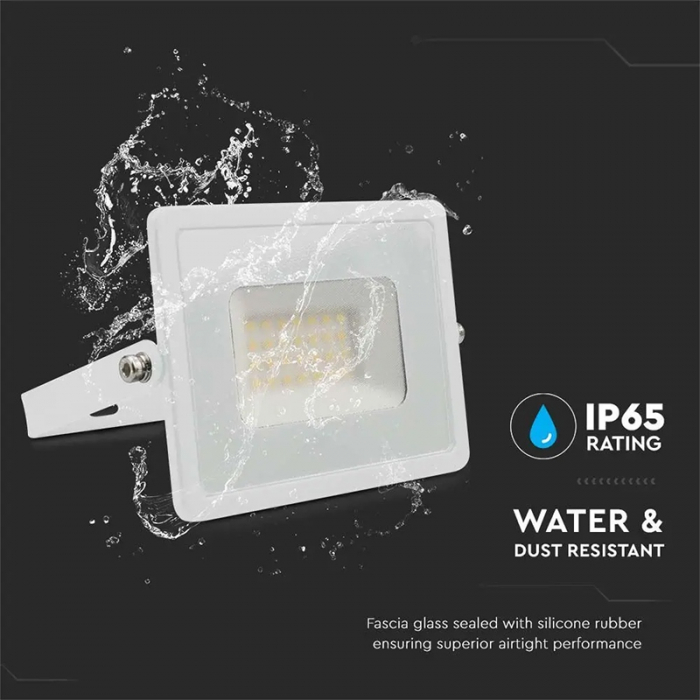 REFLECTOR LED SMD 30W 6400K IP65 - ALB [10]