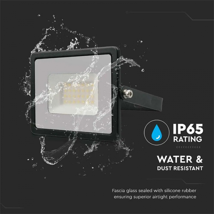 REFLECTOR LED SMD 30W 6400K IP65 - NEGRU [10]