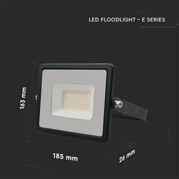 REFLECTOR LED SMD 30W 6400K IP65 - NEGRU [6]
