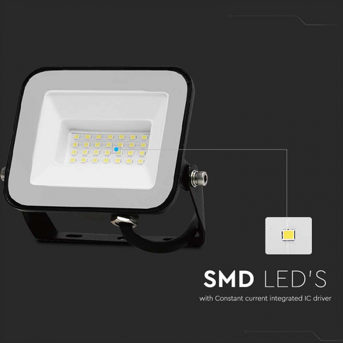 REFLECTOR LED SMD 30W 6500K IP65 CIP SAMSUNG - NEGRU [7]