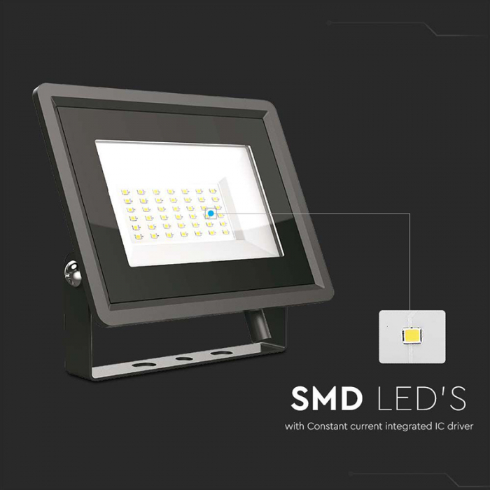 REFLECTOR LED SMD 30W 6500K IP65 - NEGRU [7]