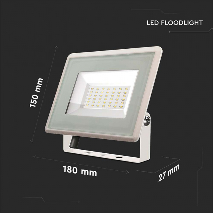 REFLECTOR LED SMD 50W 3000K IP65 -ALB [5]
