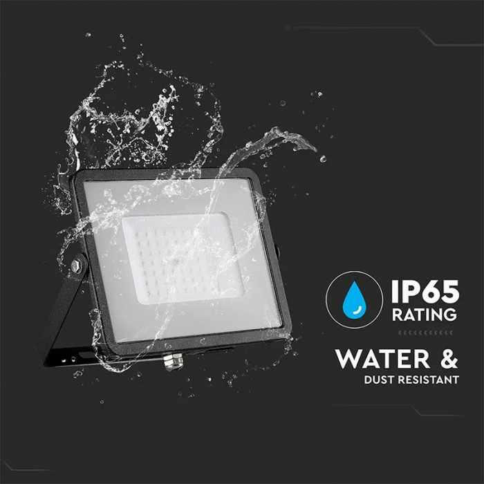 REFLECTOR LED SMD 50W 3000K IP65 NEGRU, CIP SAMSUNG [5]