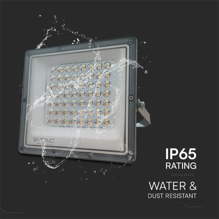 REFLECTOR LED SMD 50W 3IN1 IP65 CABLU - GRI [10]