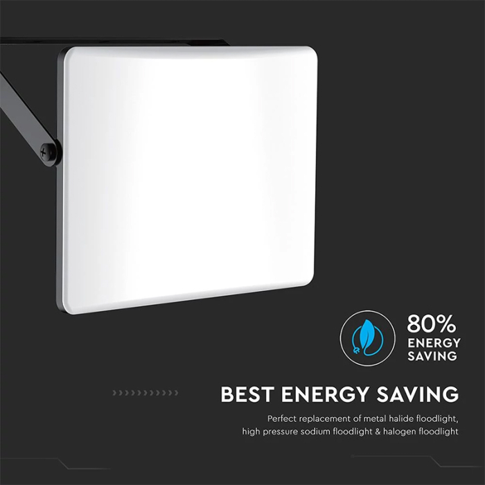 REFLECTOR LED SMD 50W 3IN1 IP65 CABLU - NEGRU [5]