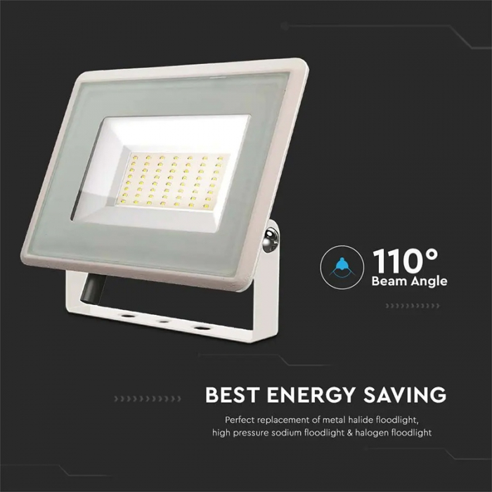 REFLECTOR LED SMD 50W 4000K IP65 - ALB [8]