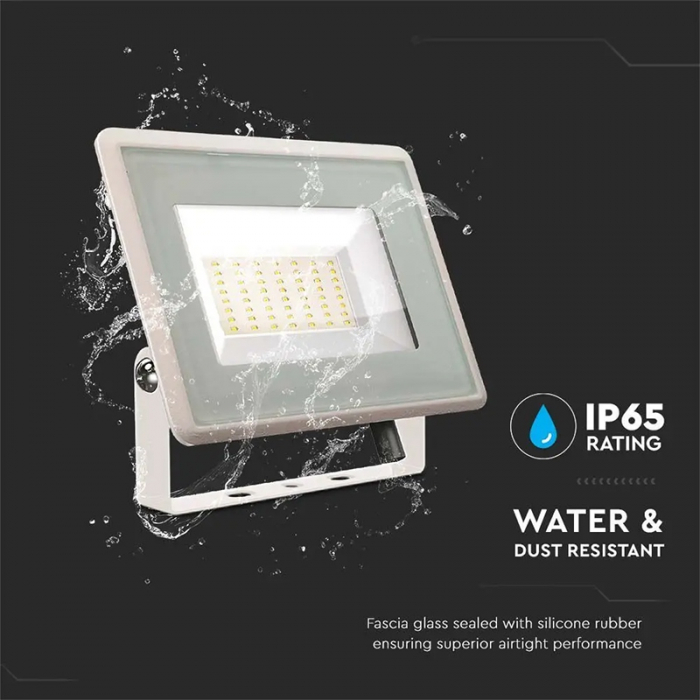 REFLECTOR LED SMD 50W 4000K IP65 - ALB [9]