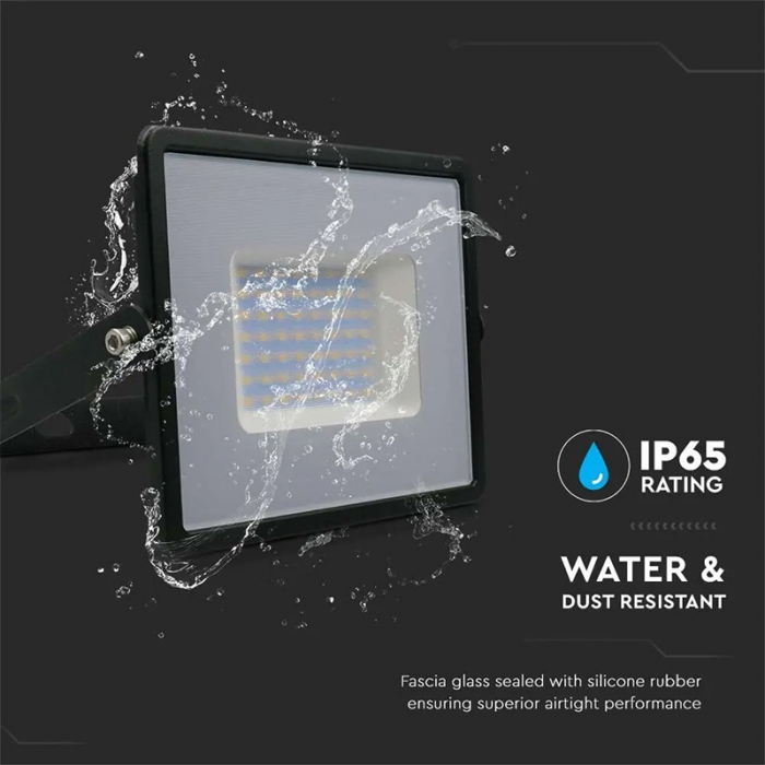 REFLECTOR LED SMD 50W 4000K IP65 - NEGRU [10]