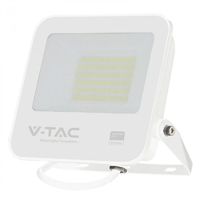 Reflector LED SMD, 50W, 6500K, IP65, cip Samsung, alb/gri, V-TAC, SKU-23690 [2]