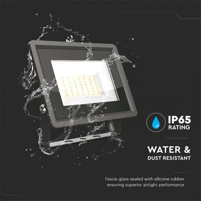 REFLECTOR LED SMD 50W 6500K IP65 - NEGRU [9]