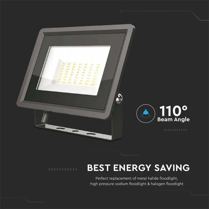 REFLECTOR LED SMD 50W 6500K IP65 - NEGRU [8]