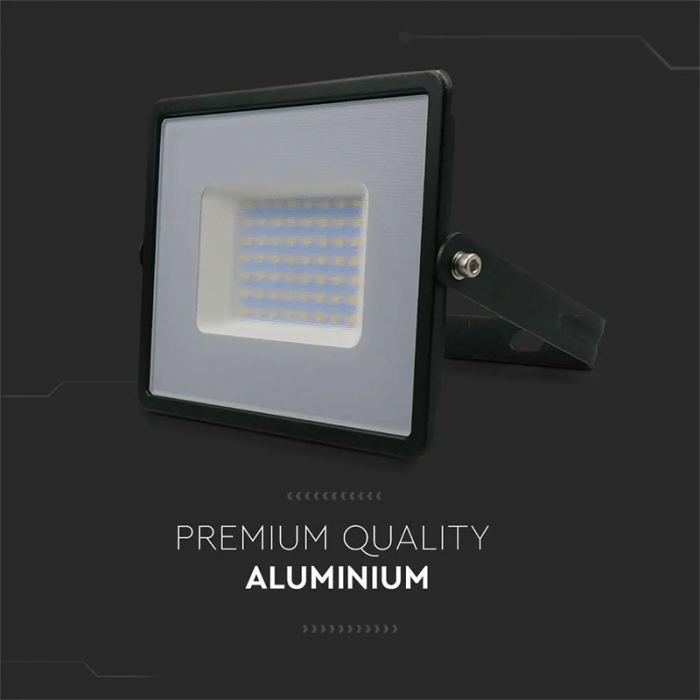 REFLECTOR LED SMD 50W 6500K IP65 - NEGRU [10]