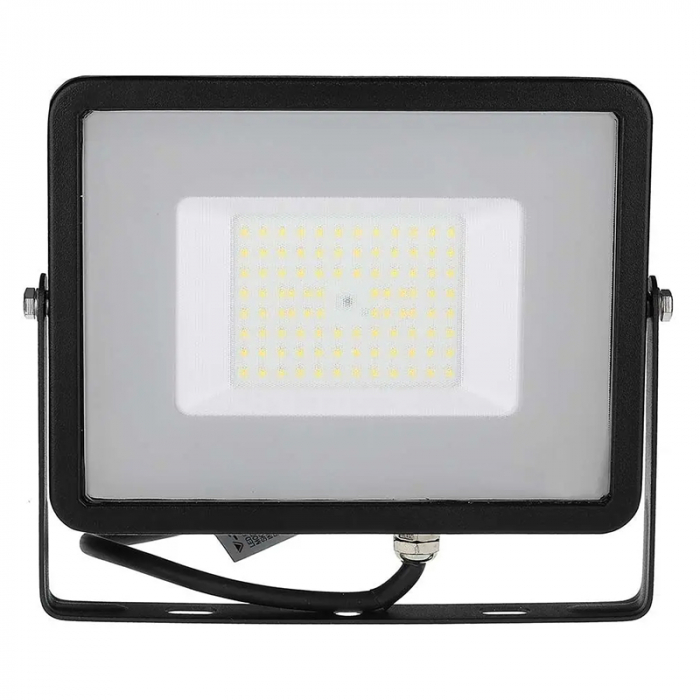 REFLECTOR LED SMD SLIM 50W 115LM/W 6400K IP65 NEGRU, CIP SAMSUNG [8]