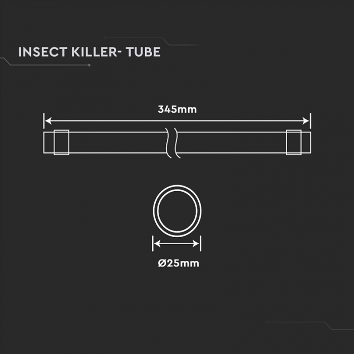 REZERVA TUB T8 UV ANTI-INSECTE 10W 15X345MM [4]