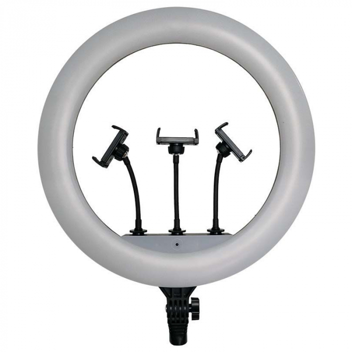 SELFIE RING LIGHT 55W CU TREPIED SI SUPORT 3 TELEFOANE [2]