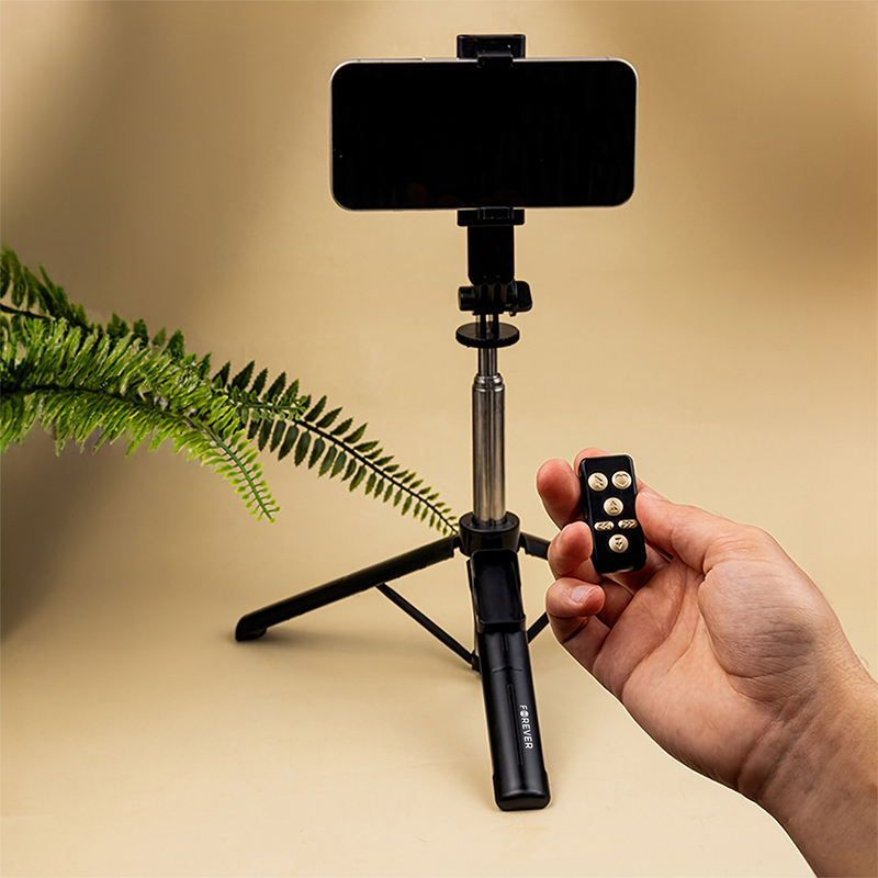 SELFIE STICK CU TREPIED 2IN1 CU BLUETOOTH SI TELECOMANDA [10]