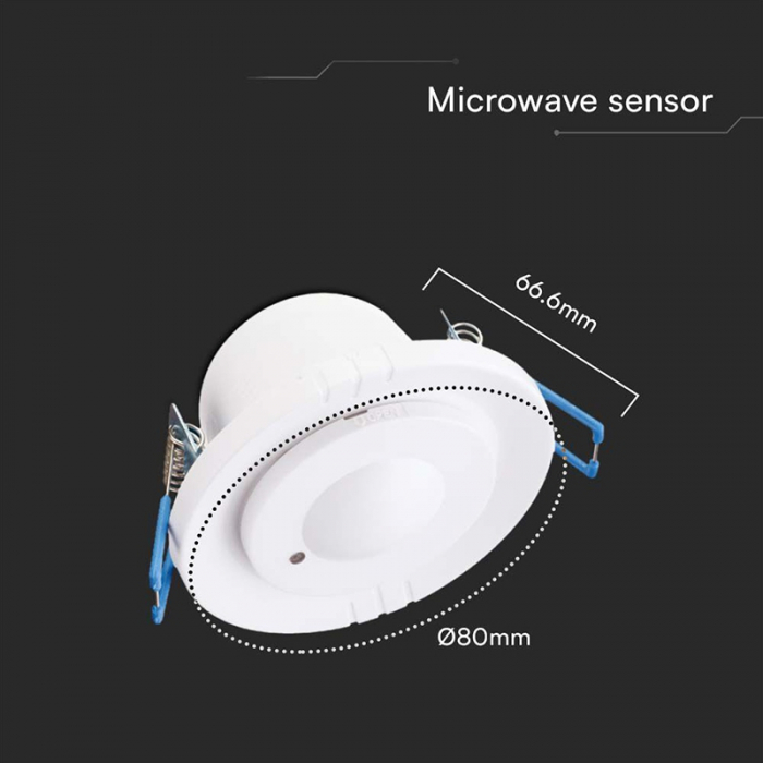 SENZOR DE MISCARE 300W 360GR IP20 - ALB [4]