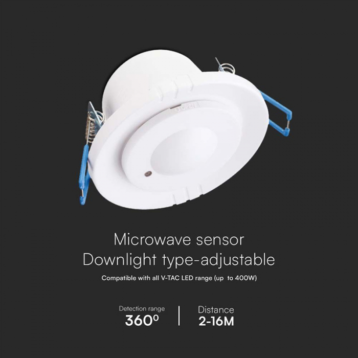 SENZOR DE MISCARE 300W 360GR IP20 - ALB [5]