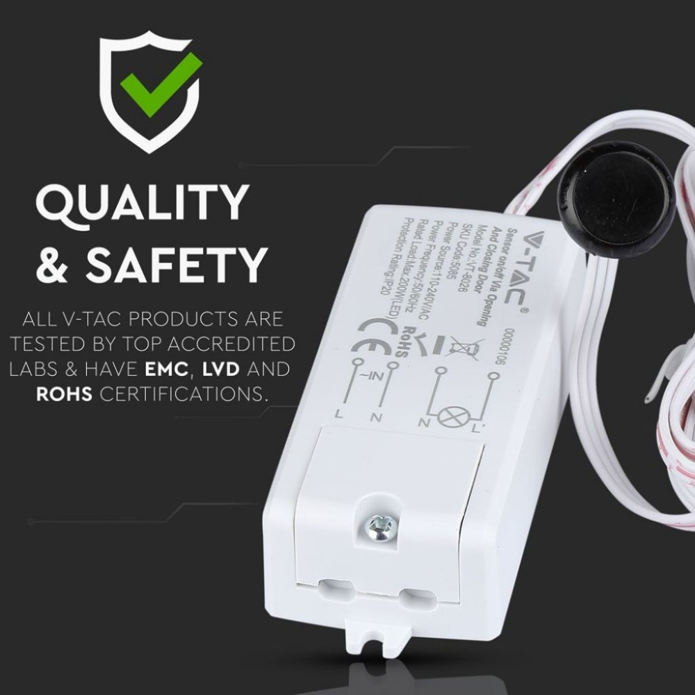 SENZOR MISCARE ON/OFF REACTIE LA INCHIDERE/ DESCHIDERE USA [6]