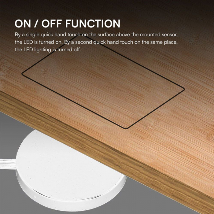 SENZOR SMART TOUCH DIMABIL PENTRU BANDA LED - ALB [7]