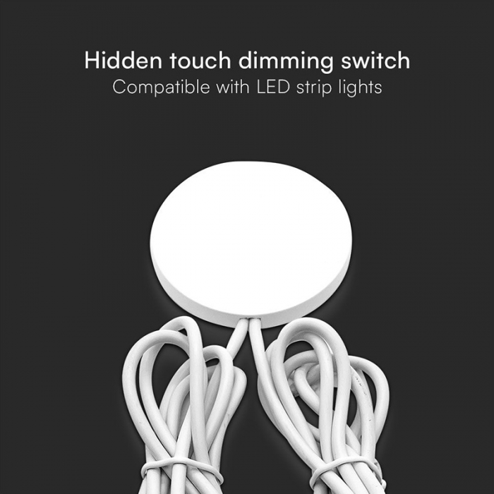 SENZOR SMART TOUCH DIMABIL PENTRU BANDA LED - ALB [4]