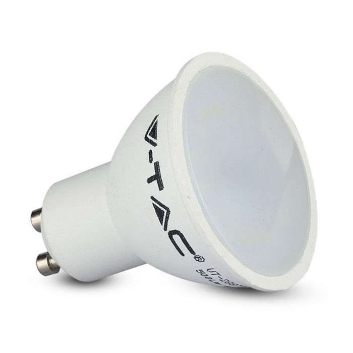 Set 2 becuri led GU10 6W 6400K alb rece V-tac [4]