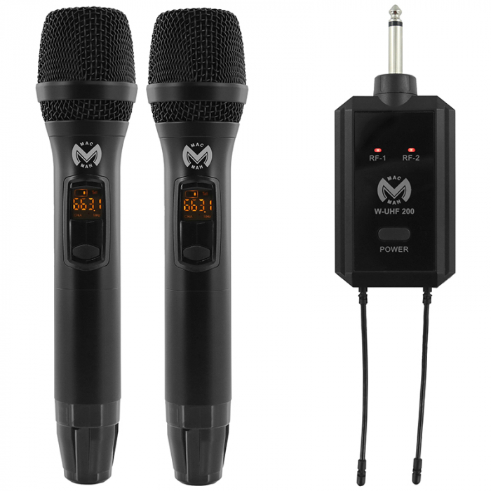 SET 2 MICROFOANE UHF WIRELESS [1]