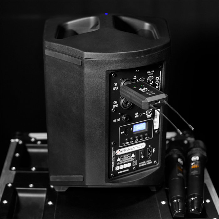 SET 2 MICROFOANE UHF WIRELESS [8]