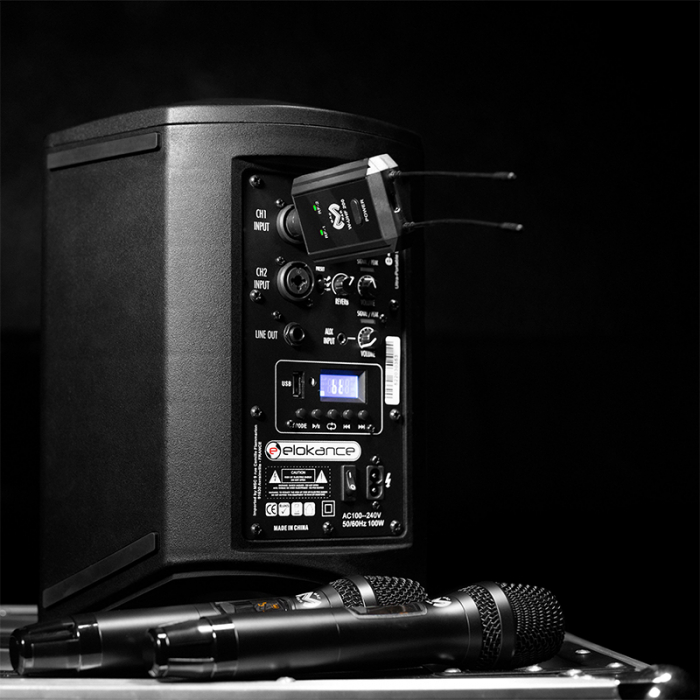 SET 2 MICROFOANE UHF WIRELESS [9]
