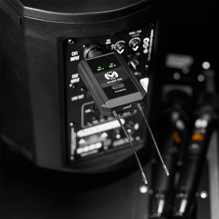 SET 2 MICROFOANE UHF WIRELESS [7]